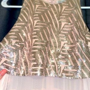 Long pink sheer dress 🤍